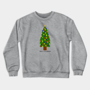 Merry Christmas Tree Crewneck Sweatshirt